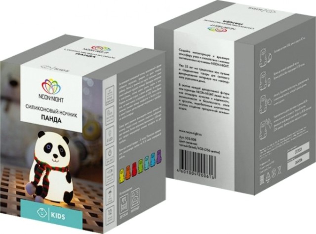 Светильник ночник Neon-Night "Панда" силиконовый [503-008]