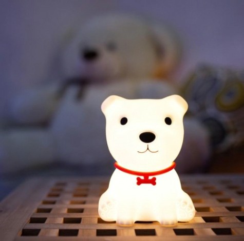 Светильник ночник Neon-Night "Щенок" силиконовый [503-007]