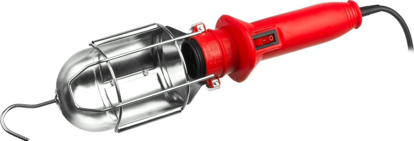 Светильник переносной ЗУБР с выключателем [61802_z01]