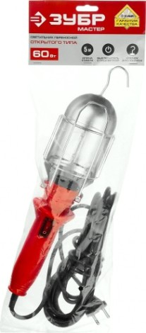 Светильник переносной ЗУБР с выключателем [61802_z01]