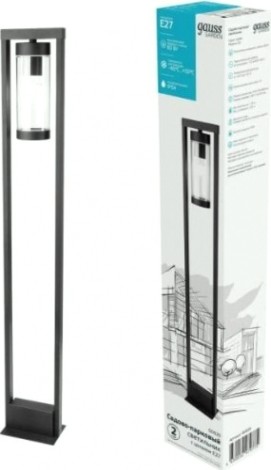 Светильник садово-парковый GAUSS Clio столб 14.2*80cm, 170-240v / 50hz, 1xe27 [GD020]