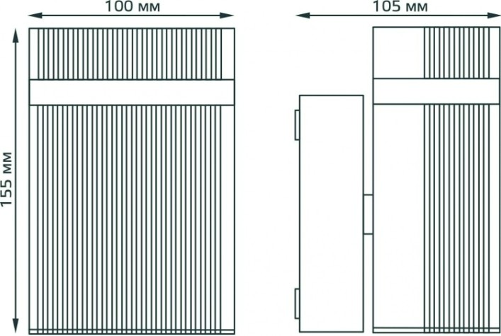 Светильник садово-парковый GAUSS Enigma настенный архитектурный, gu10, 100*105*155mm [GD160]
