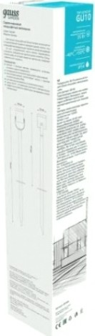 Светильник садово-парковый GAUSS Sonata ландшафтный грунтовой, 1xgu10, 90x70x470mm [GD155]