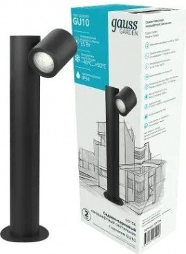 Светильник садово-парковый GAUSS Sonata ландшафтный столб, 1xgu10, 163*110*440mm [GD156]