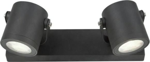 Светильник садово-парковый GAUSS Sonata настенный архитектурный 2xgu10 280x90x130mm [GD153]