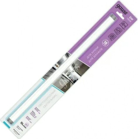 Светильник сенсорный GAUSS F модульный дополнительный 6w 600lm 4000k [9022533206]