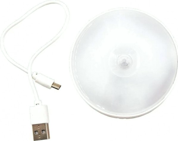 Светильник светодиодный аккумуляторный GLANZEN RPD-0001-night беспроводной usb с датчиком движения