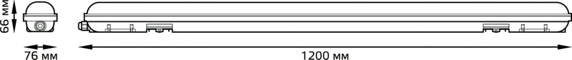 Светильник светодиодный линейный GAUSS 864425236A