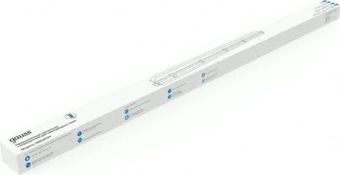 Светильник светодиодный линейный GAUSS СПП спп-т8-g13 industry 220-230v ip65 1260*70*61мм [909410112]