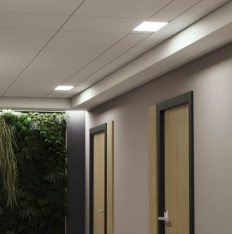 Светильник светодиодный линейный GAUSS WLF-1 18w 1400lm 4000k 185-265v ip20 592*75*25мм [144124218]