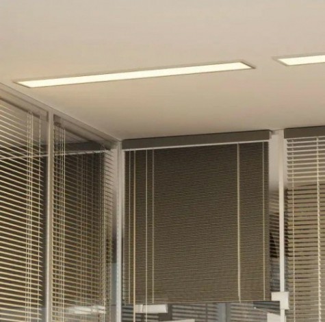 Светильник светодиодный линейный GAUSS WLF-2 ip40 1200*76*24мм 36w 3200lm 4000k сталь [844425236]