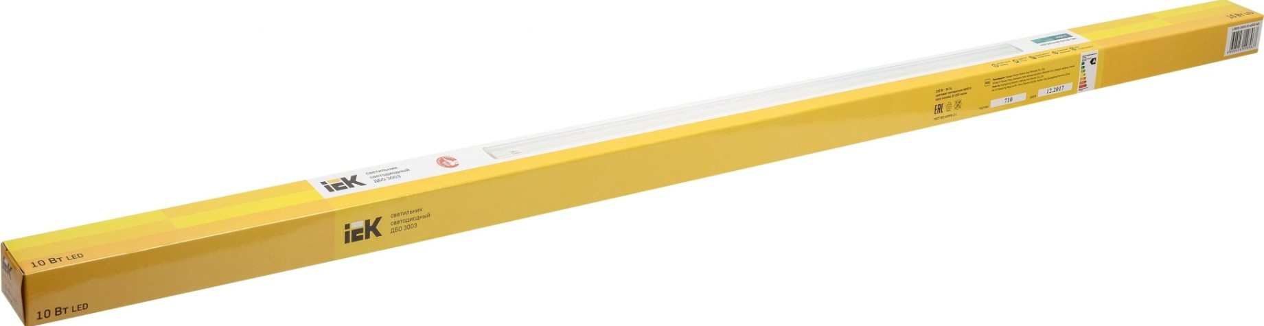 Светильник светодиодный линейный IEK ДБО 3003 10Вт 4000K IP20 [LDBO0-3003-10-4000-K01]