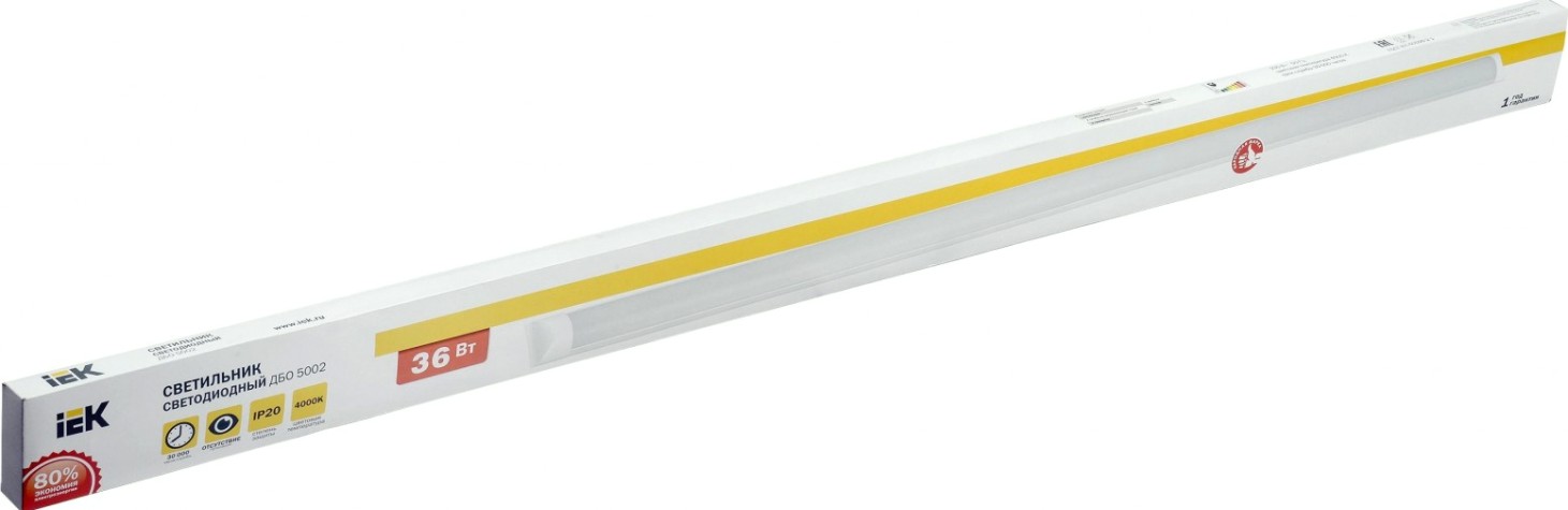 Светильник светодиодный линейный IEK ДБО 5002 36Вт 4000К IP20 металл [LDBO0-5002-36-4000-K02]