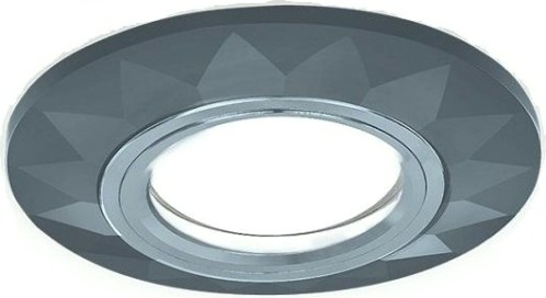 Светильник точечный GAUSS Backlight круг гран. графит/хром, gu5.3, led 4100k [BL058]