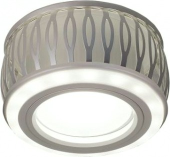 Светильник точечный GAUSS BACKLIGHT кругл. белый/белый, gu5.3, 3w, led 3000k [BL094]