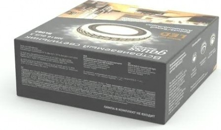 Светильник точечный GAUSS BACKLIGHT кругл. бронза/белый, gu5.3, 3w, led 3000k [BL082]