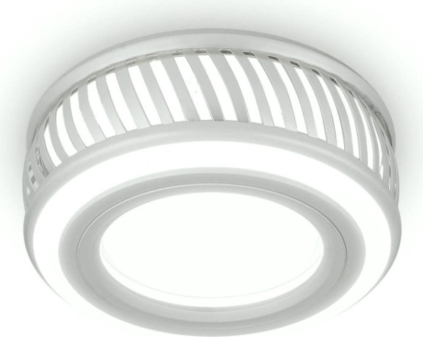 Светильник точечный GAUSS BACKLIGHT кругл.gu5.3, 3w, led 3000k белый матовый [BL143]