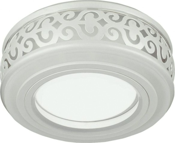 Светильник точечный GAUSS BACKLIGHT кругл.gu5.3, 3w, led 3000k белый матовый [BL144]