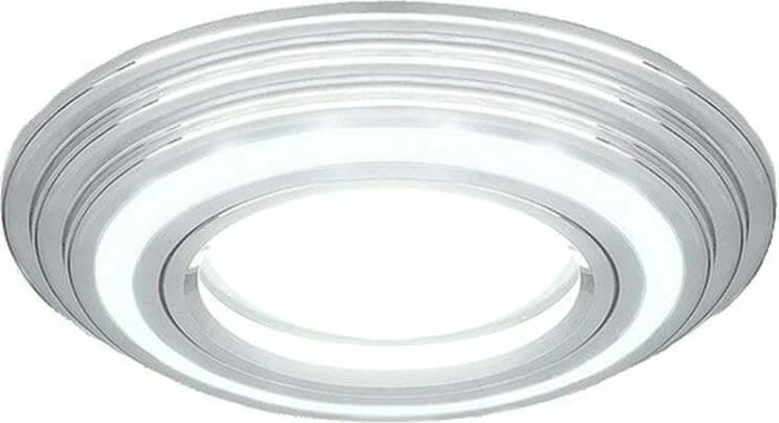 Светильник точечный GAUSS BACKLIGHT кругл. хром. gu5.3, 3w, led 3000k [BL138]