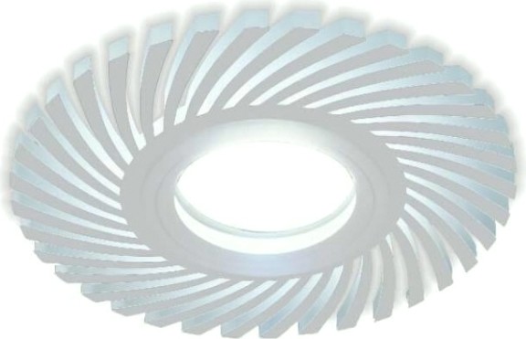 Светильник точечный GAUSS BACKLIGHT кругл./узор. белый, gu5.3, 3w, led 4000k [BL133]