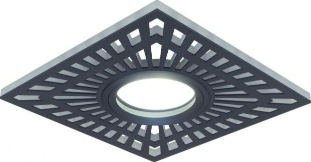 Светильник точечный GAUSS BL126P набор 3w + лампа mr16 6,5w 480lm 4100k gu5.3 led