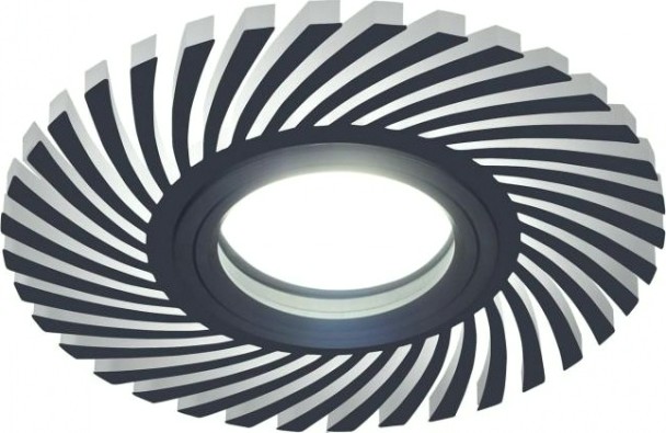 Светильник точечный GAUSS BL132P набор 3w + лампа mr16 6,5w 480lm 4100k gu5.3 led