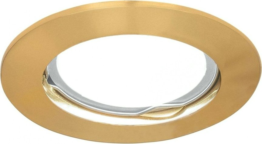 Светильник точечный GAUSS CA002 metal круг. золото, gu5.3