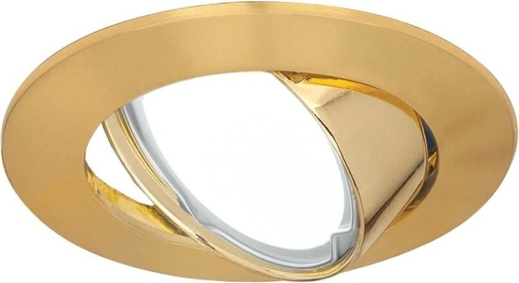 Светильник точечный GAUSS CA007 metal круг. золото, gu5.3