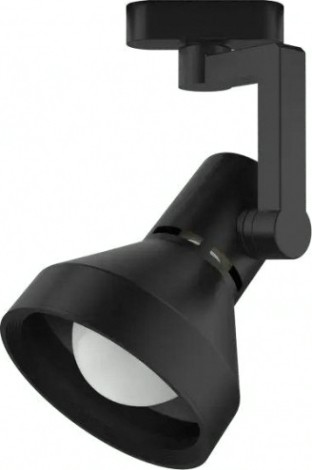 Светильник трековый GAUSS TR013 конус e27 220v ip20 112*230мм черный