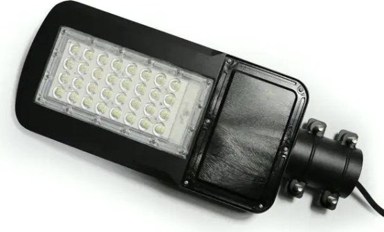 Светильник уличный GAUSS Qplus 80w 9600lm 5000k 120-260v ip65 455*180*49мм черный [629535380]