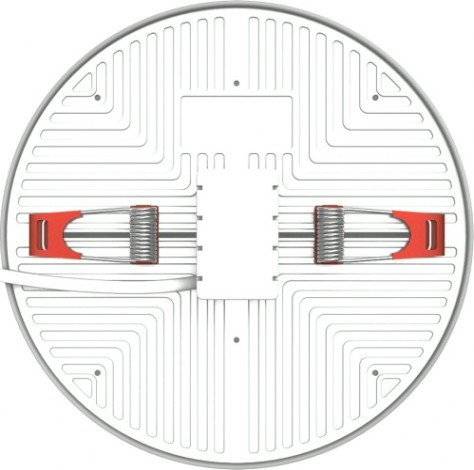 Светильник встраиваемый GAUSS Elementary Adjustable Frameless FL круг 22W,2200lm,4000K [9034460224]
