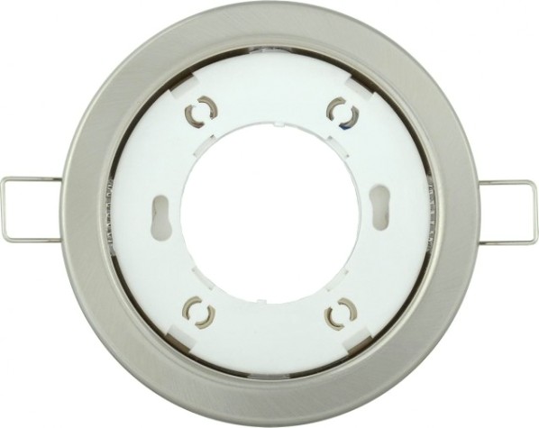 Светильник встраиваемый IEK под лампу GX53 хром матовый [LUVB0-GX53-1-K27]