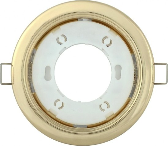 Светильник встраиваемый IEK под лампу GX53 золото [LUVB0-GX53-1-K22]