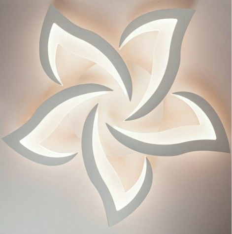 Светодиодная диммируемая люстра GLANZEN LED-0060-STAR-white с пультом управления