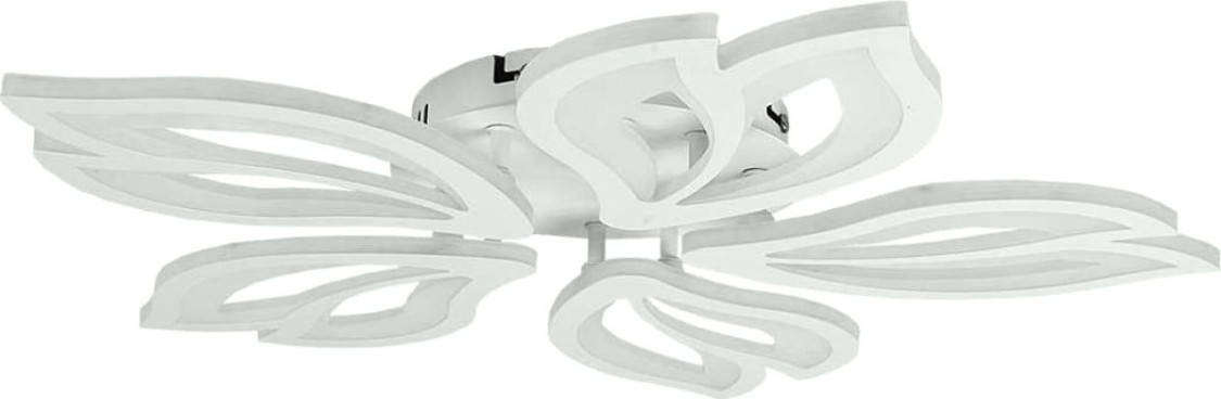 Светодиодная диммируемая люстра GLANZEN LED-0090-FLOWER-white с пультом управления