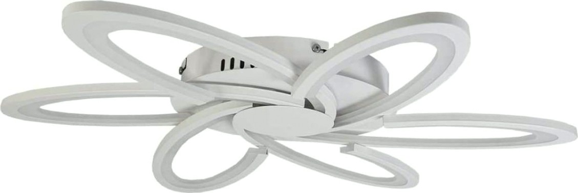 Светодиодная диммируемая люстра GLANZEN LED-0090-SATURN-white с пультом управления