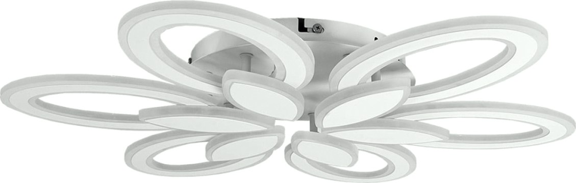 Светодиодная диммируемая люстра GLANZEN LED-0120-CAMELIA-white с пультом управления