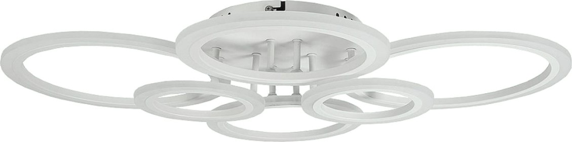 Светодиодная диммируемая люстра GLANZEN LED-0130-ROUND-white с пультом управления