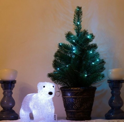 Светодиодная фигура Neon-Night "Медвежонок" акриловая 18 см [513-312]