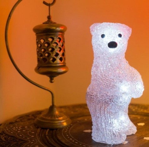 Светодиодная фигура Neon-Night "Медвежонок" акриловая 22 см [513-311]