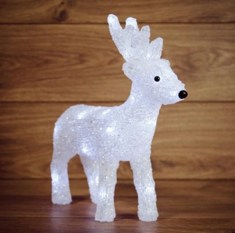 Светодиодная фигура Neon-Night "Олененок" акриловая 30х14х35 см [513-321]