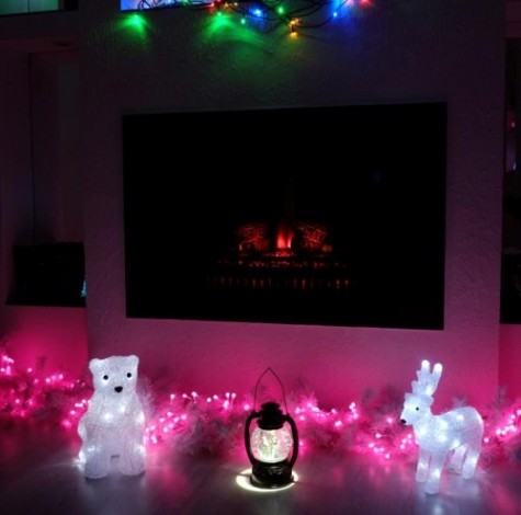 Светодиодная фигура Neon-Night "Олененок" акриловая 30х14х35 см [513-321]