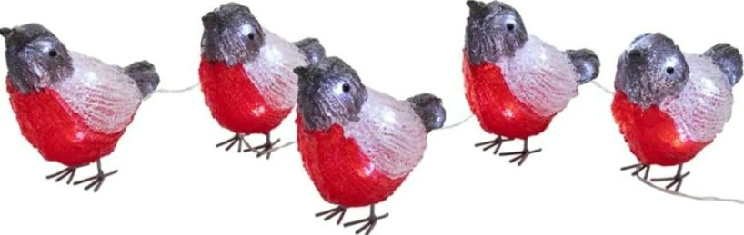 Светодиодная фигура Neon-Night "Семья снегирей" акриловая 13 см [513-346]