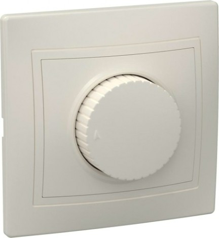 Светорегулятор поворотный IEK КВАРТА ВСР10-1-0 IP20 кремовый [EDK10-K33-03-DM]