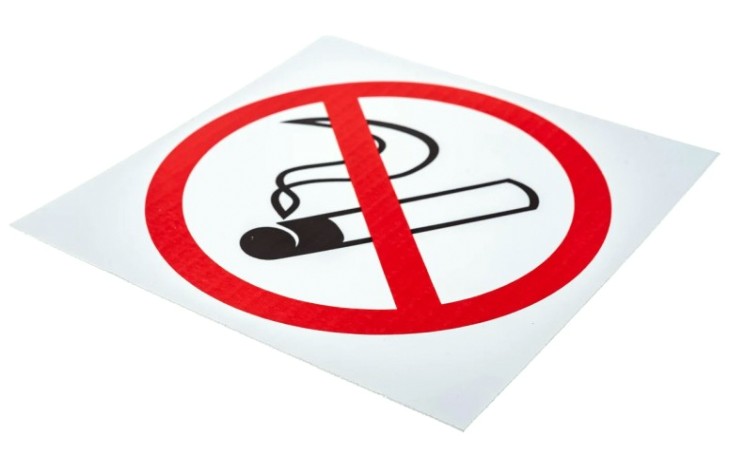 Табличка ПВХ REXANT 56-0035-2 "Курить запрещено" 200х200 мм
