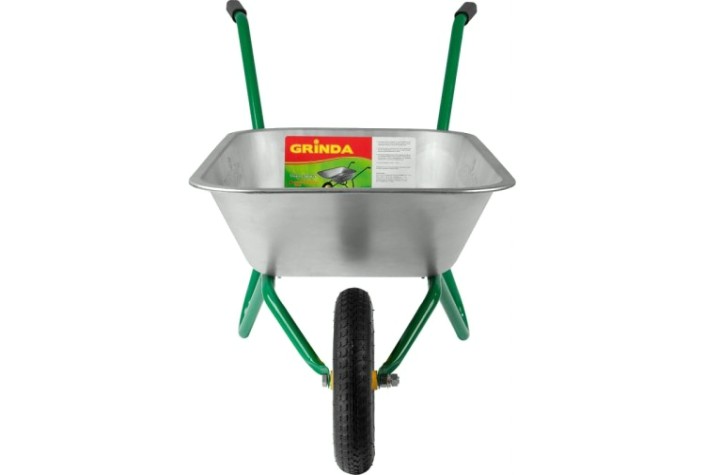 Тачка садовая GRINDA GB-1 одноколесная, 100 кг [422399_z01]