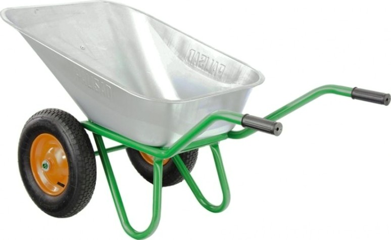 Тачка садово-строительная PALISAD 689233 2-х колесная, 320 кг, 100 л.