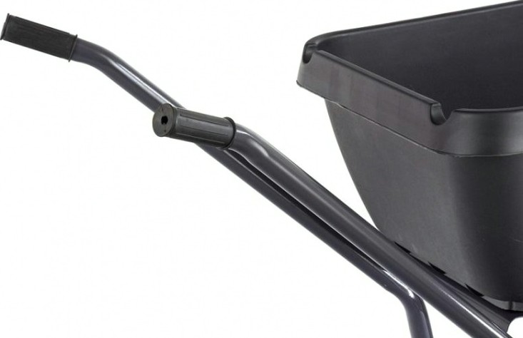 Тачка садово-строительная СИБРТЕХ 68919 с пластиковым корытом, 175 кг, 90 л.