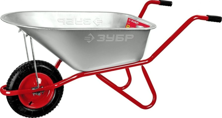 Тачка садово-строительная ЗУБР Т-11 одноколесная, 160 кг [39962]