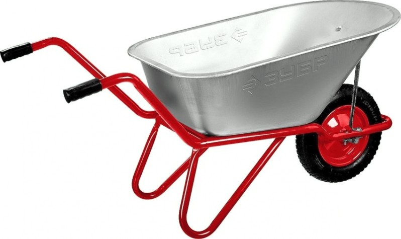 Тачка садово-строительная ЗУБР Т-11 одноколесная, 160 кг [39962]